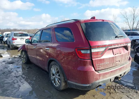 2015 Dodge Durango Citadel из США, поврежденный, VIN 1C4RDJEG3FC888113